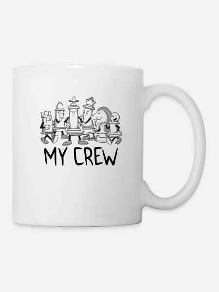Joueur d’échecs Jeu d’échecs Jeu d’échecs Jeu de société - Mug blanc - blanc