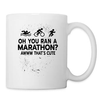 Triathlon Swim Bike Run Triathlete Sport Gift - Mug - white - Right