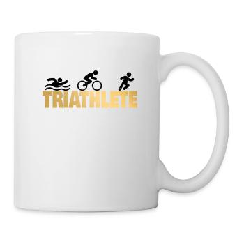 Triathlon Swim Bike Run Triathlete Sport Gift - Mug - white - Right