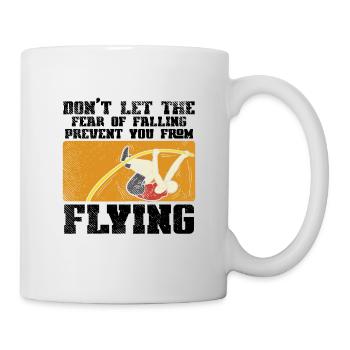 Stabhochsprung Stabhochspringer - Tasse - Weiß - Rechts
