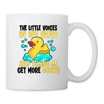 Rubber Duck Ducks Bubbles Duck lover Cute Duck - Tasse - Weiß - Rechts