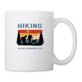 Wandern Rente Ruhestand - Tasse - Weiß - Rechts
