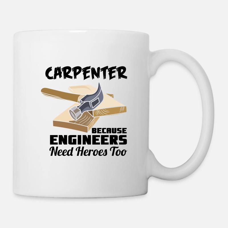 Carpenter Because - Mug - white