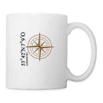 Norderney Coordinates Island - Mug - white - Right