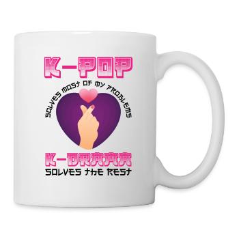 K-Pop Kpop & K-Drama Kdrama Drame coréen Hallyu - Mug blanc - blanc - Droite