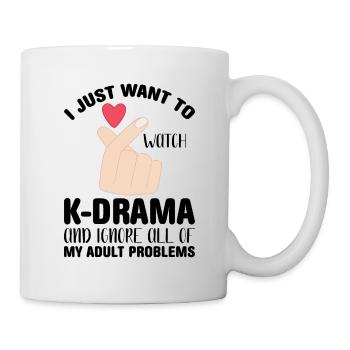K-Drama Kdrama Korea Seoul Ramen Hallyu - Tasse - Weiß - Rechts