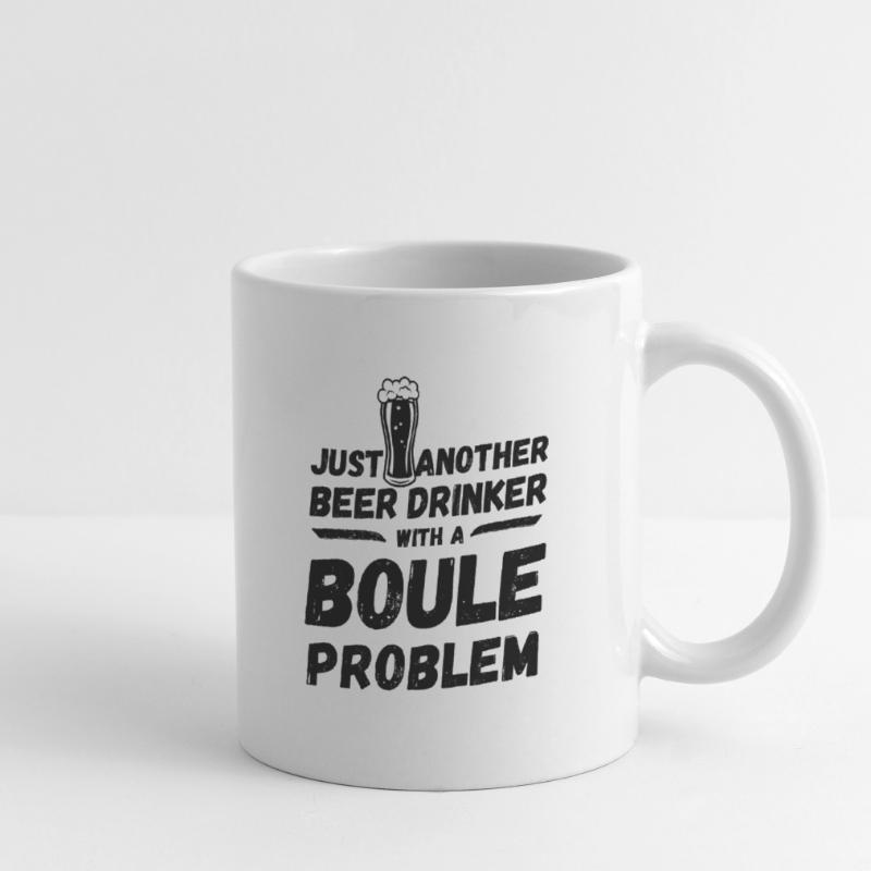 Just another beer drinker with a boule problem Tasse