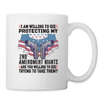 Gun Rights Gun Lover 2. Änderung Waffenbesitzer - Tasse - Weiß - Rechts