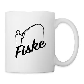 Fishing Swedish Holidays Scandinavia Fiske Angel - Mug - white - Right
