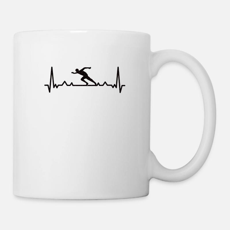 Athlétisme Athlétisme Runner Run Cadeau - Mug blanc - blanc