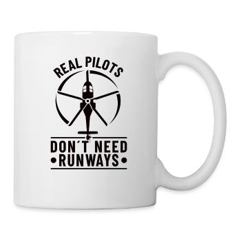 Hélicoptère Pilote Aviation Hélicoptère Papa Compagnie Aérienne - Mug blanc - blanc - Droite