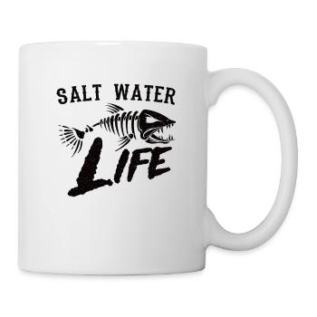 Saltwater Fishing Fisherman Perch Fishing Rod Bobbe - Mug - white - Right