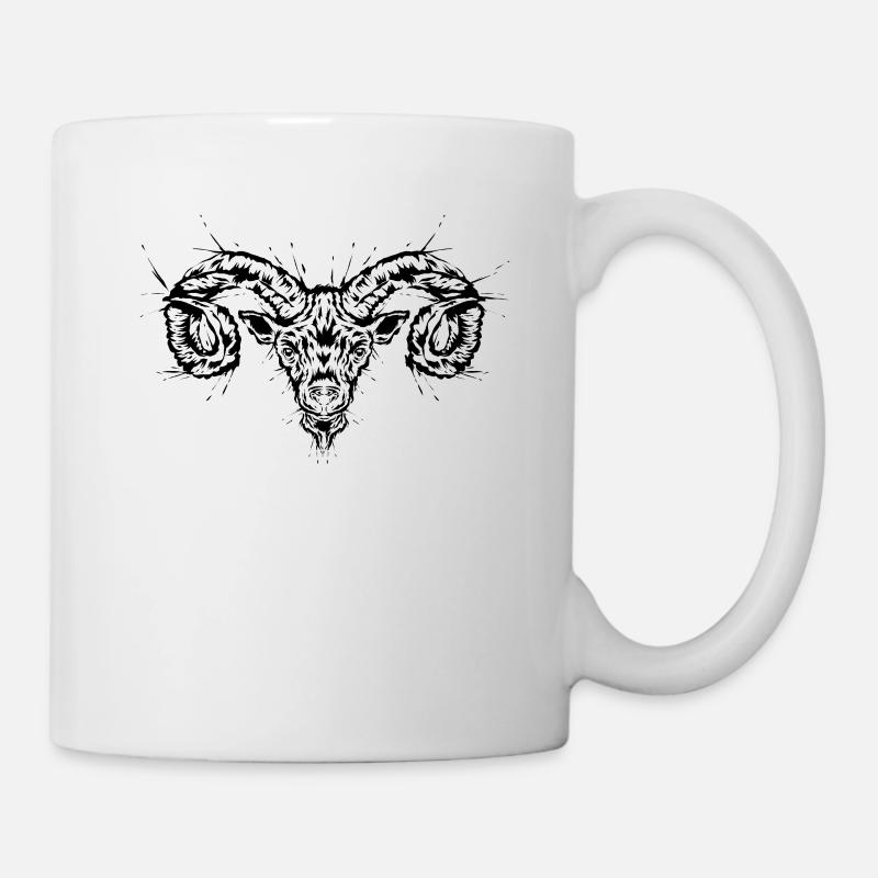 Steinbock - Tasse - Weiß