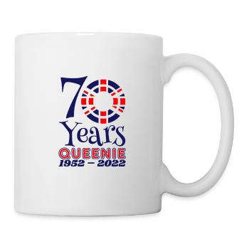 Le jubilé de platine de la reine 2022 | ROYAUME-UNI - Mug blanc - blanc - Droite