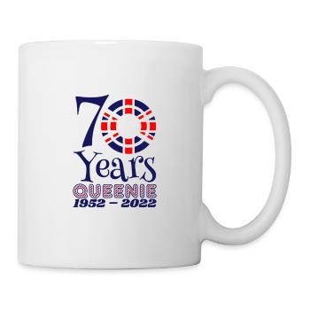 Le jubilé de platine de la reine 2022 | ROYAUME-UNI - Mug blanc - blanc - Droite