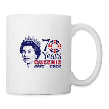 Le jubilé de platine de la reine 2022 | ROYAUME-UNI - Mug blanc - blanc - Droite