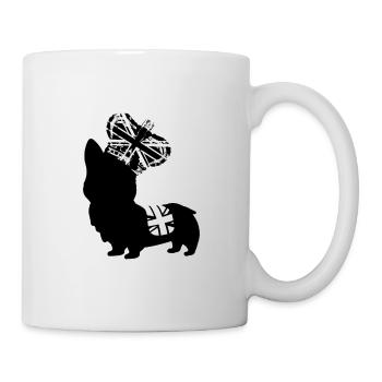 Le Queens Platinum Jubilee Corgi Emoji - Mug blanc - blanc - Droite