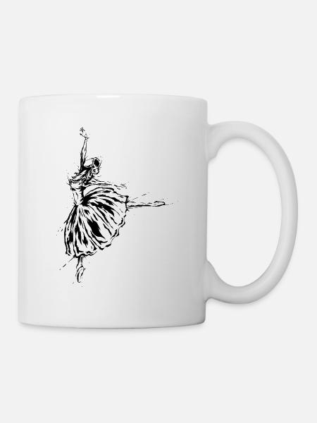 Ballerine - Mug blanc - blanc