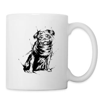 Pug - Mug - white - Right