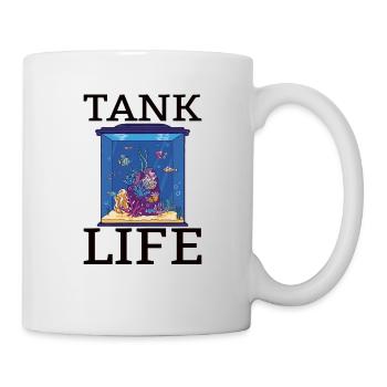 Aquaristik Aquarium Keeper Fishkeeper Salzwasser - Tasse - Weiß - Rechts
