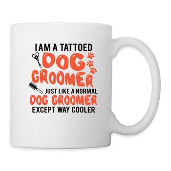 Dog Care Puppies Dog Groomer Dog Sitter - Mug blanc - blanc - Droite