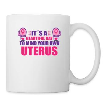 Féminisme Pouvoir des femmes Pro-choix Pro Avortement - Mug blanc - blanc - Droite