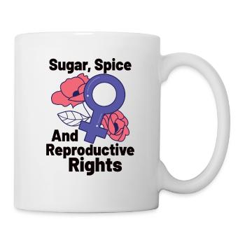 Féminisme Pouvoir des femmes Pro-choix Pro Avortement - Mug blanc - blanc - Droite