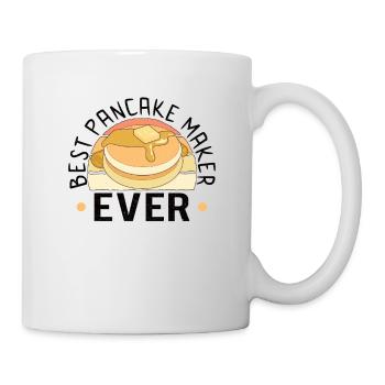 Pancake Maker Pancake Lover Drôle de gaufre - Mug blanc - blanc - Droite