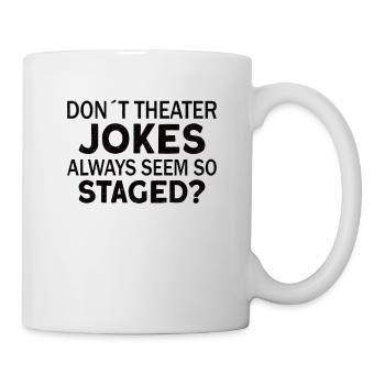 Professeur de théâtre Professeur d’art dramatique - Mug blanc - blanc - Droite