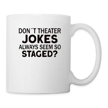 Professeur de théâtre Professeur d’art dramatique - Mug blanc - blanc - Droite