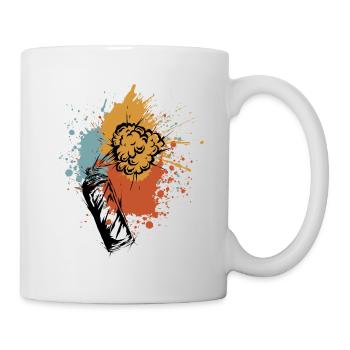 Spray can graffiti - Mug - white - Right
