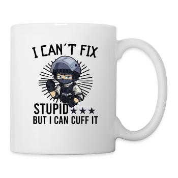 Police Cop Officer Police Office - Mug - white - Right