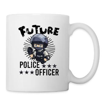 Police Cop Officer Police Office - Mug - white - Right