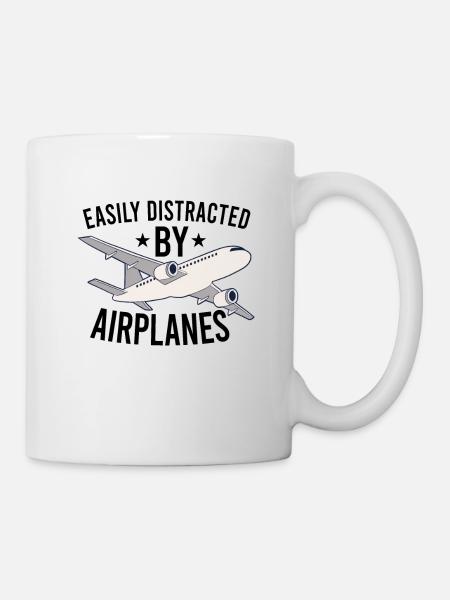 Pilote Aviation Avion Ligne Futurs Pilotes - Mug blanc - blanc