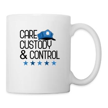Police Cop Officer Police Office - Mug - white - Right