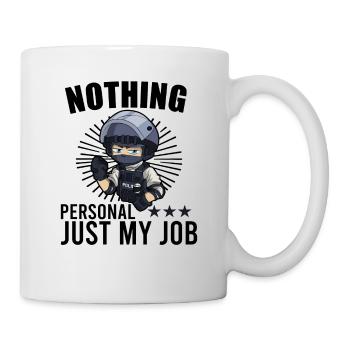 Police Cop Officer Police Office - Mug - white - Right