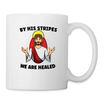 Jesus Christianity God Praying Prayer Pastor - Tasse - Weiß - Rechts
