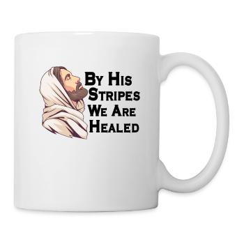 Jesus Christianity God Praying Prayer Pastor - Tasse - Weiß - Rechts