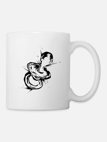 Schnuller - Tasse - Weiß