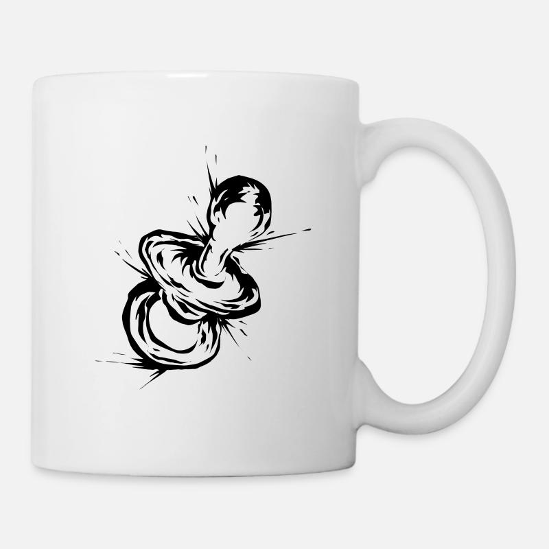 Schnuller - Tasse - Weiß