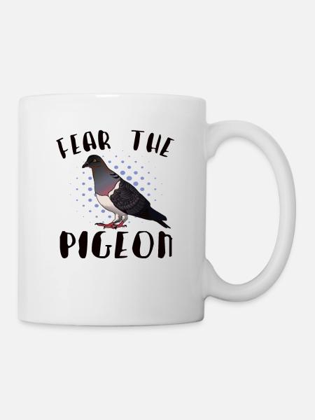Pigeon Pigeon Racing Pigeon Racer Pigeon Keeper - Mug - white