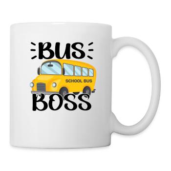 Schulbusfahrer Sei Nett Zum Schulbusfahrer - Tasse - Weiß - Rechts