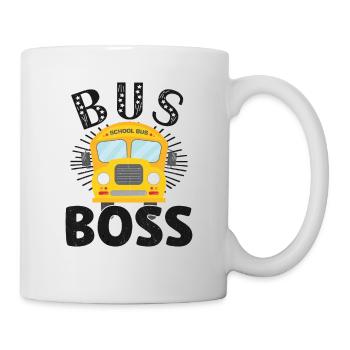 Schulbusfahrer Sei Nett Zum Schulbusfahrer - Tasse - Weiß - Rechts