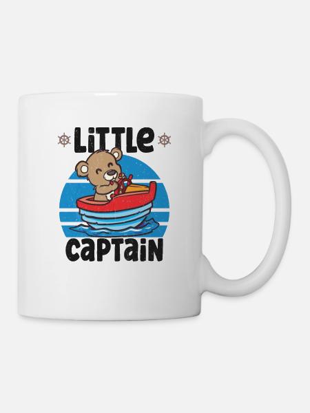 Sailing Sailboat Boating Kid Child Yacht Boat - Mug - white