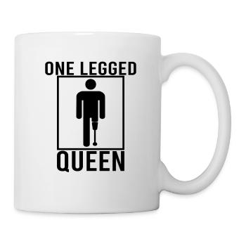 Handicapped Wheelchair Cyborg Leg Arm Amputee - Mug - white - Right