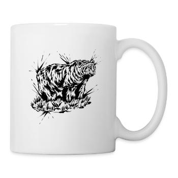 Grizzly Bear - Mug - white - Right
