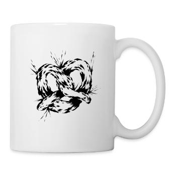 Brezel - Tasse - Weiß - Rechts