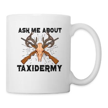 Drôle de taxidermiste taxidermie trophée de chasse - Mug blanc - blanc - Droite
