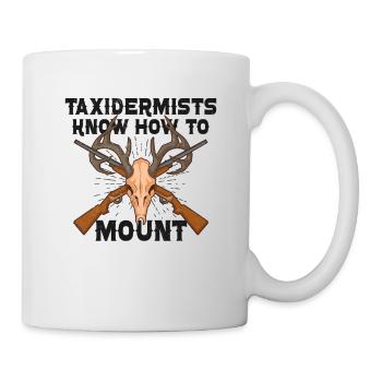 Drôle de taxidermiste taxidermie trophée de chasse - Mug blanc - blanc - Droite