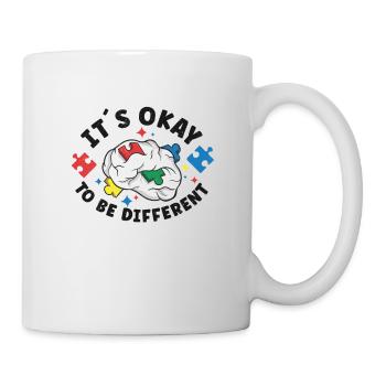 Autism Awareness Autism Disease Autistic Gift - Tasse - Weiß - Rechts
